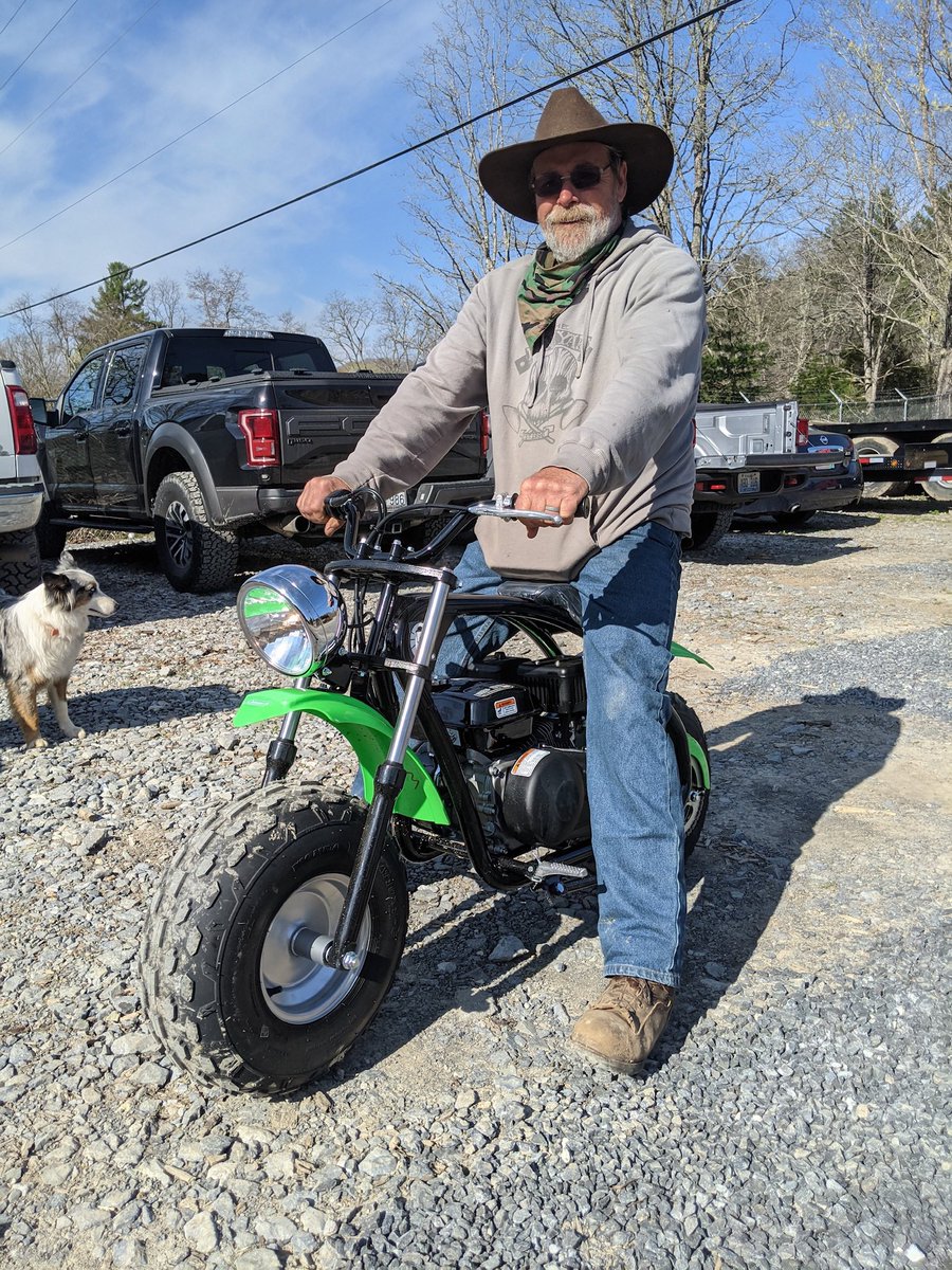 BarnwoodTV's tweet photo. Happy Belated Birthday to this stud muffin! 

Keep the good times rollin’ Sherman!

🏍💨  🏍💨  🏍💨  🏍💨  🏍💨
•
•
#barnwoodbuilders #magnolianetwork  #cabins #barns #westvirginia #countryboy #nowletsgettowork https://t.co/8vV8mPHdZ2