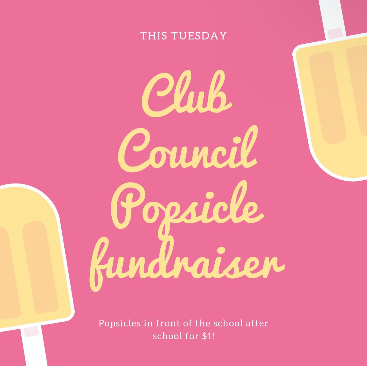 Riverside HS Club Council (@rvhsclubcouncil) on Twitter photo Club Council will be selling popsicles tomorrow (5/31) after school for $1! All funds raised will be used to help clubs pay for activities. <a href="/RiversideLCPS/">Riverside HS</a> <a href="/riversidehsPTSO/">Riverside PTSO</a> Club Council will be selling popsicles tomorrow (5/31) after school for $1! All funds raised will be used to help clubs pay for activities. <a href="/RiversideLCPS/">Riverside HS</a> <a href="/riversidehsPTSO/">Riverside PTSO</a>