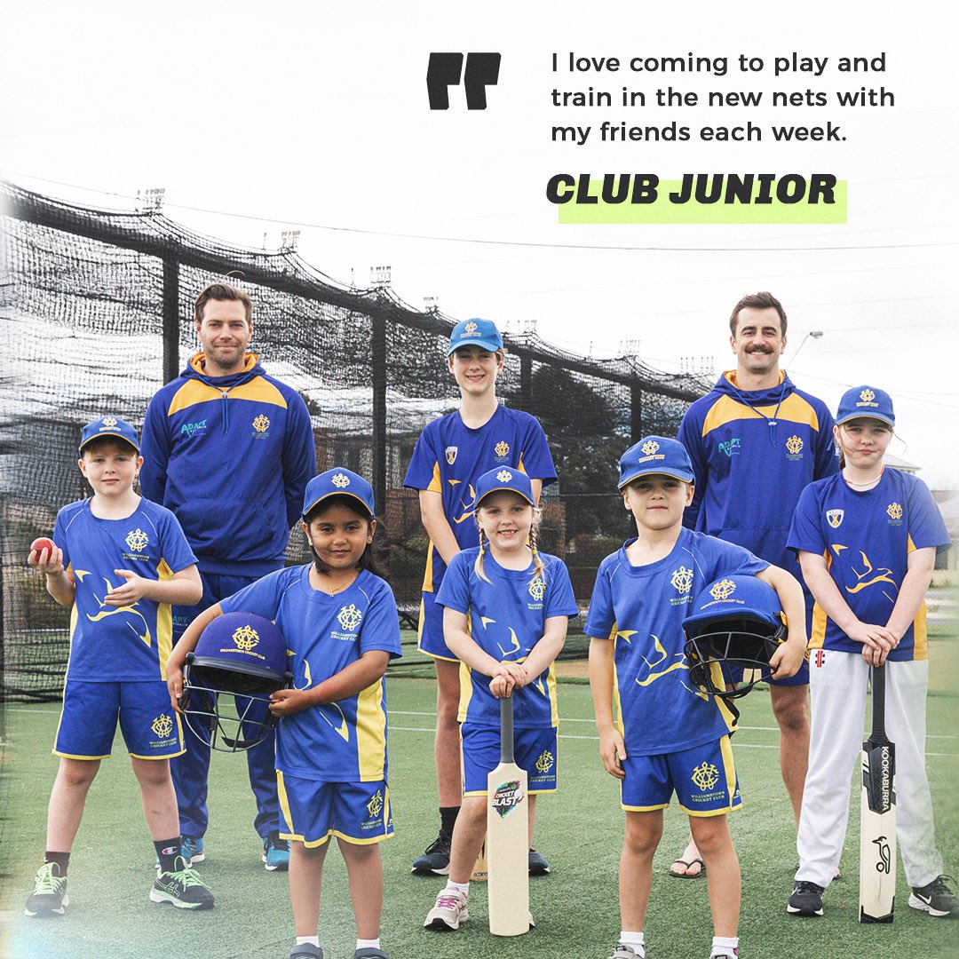 The #GrassrootsCricketFund made a big difference at Williamstown Cricket Club this summer!