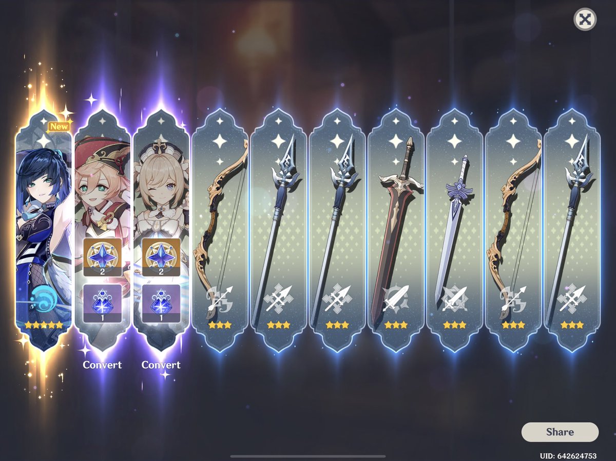 aruflew's tweet photo. Heh gottem! 20 pity and only did one roll 🤷🏻 Itto ur next big boy  #Yelan #Genshinlmpact https://t.co/HssmM61B0t