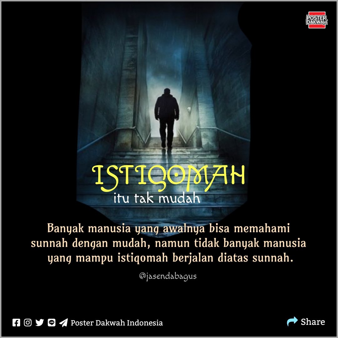 dakwah_poster's tweet photo. ISTIQOMAH
#istiqomah
#assunnah
https://t.co/bpULXFWR7I
Tg : @posterdakwah
Ig : posterdakwah_id
Line : posterdakwah
Kajian Ilmiah dan tafsir silahkan join channel telegram
https://t.co/OusFZdrvlM
@Jasendabagus https://t.co/0AtRWKwIWv