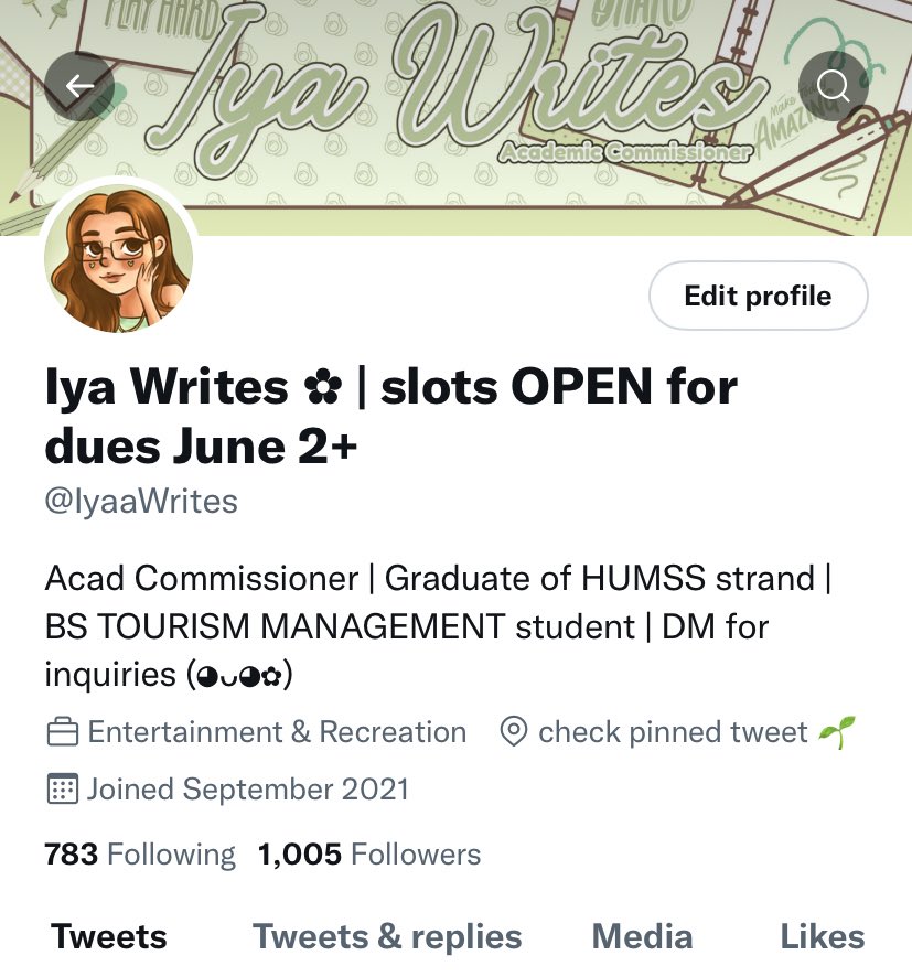 HIII HAPPY 1K MARK TO US !! Super blessed with this community kaya will share my blessings! 🥰

₱500 giveaway!!
- 3 winners of ₱100 
- 1 winner of ₱200 

🌱 make sure to follow me and rt my pinned tweet
🌱 comment your comms sheet as well! 
🌱 like &amp; rt this tweet