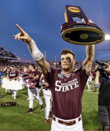 joe_dier's tweet photo. Happy 11-month Nattyversary! Tonight Mississippi State begins its final month as reigning 2021 NCAA Baseball Champions. #HailState https://t.co/FWREX1KAnN