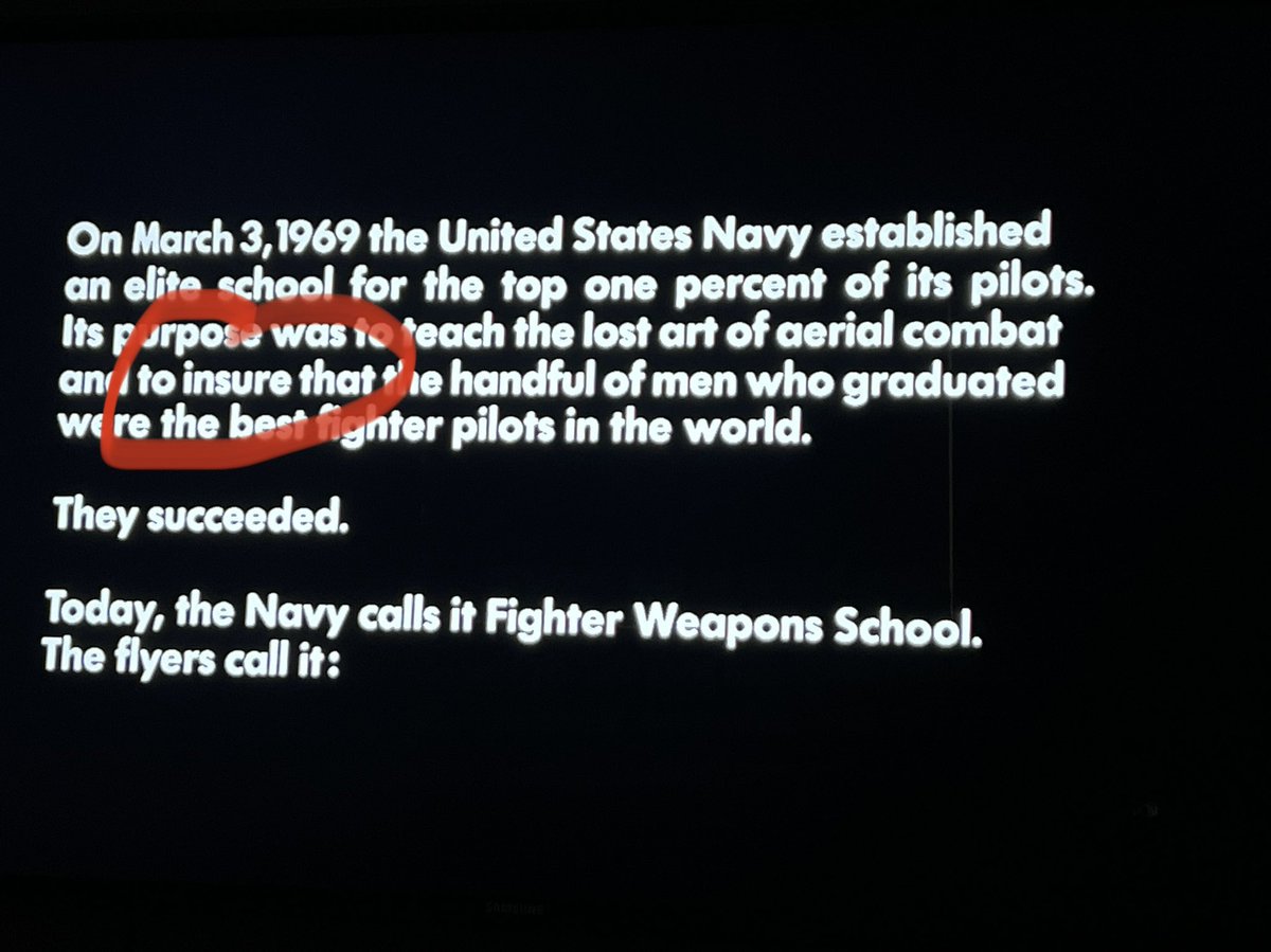 gdelman's tweet photo. I feel the need…the need to correct grammar from a 35 yr old movie! @TopGunMovie @ParamountPics https://t.co/e5k0lVctro
