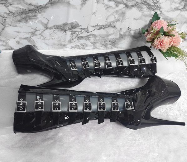 ok ok i have bakugo in heels on my brain (thanks sheila) hmN what if he sends his entire hero costume in to get upgraded &amp; instead of getting his normal combat Certified Dick Destroying boots back he gets these babies