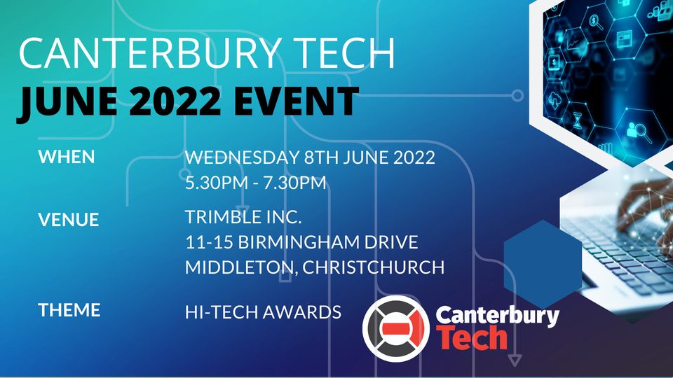We are back...in-person for the first time in 2022.  Next Wednesday, 5.30pm at Trimble.  Get your tickets here: events.humanitix.com/canterbury-tec…