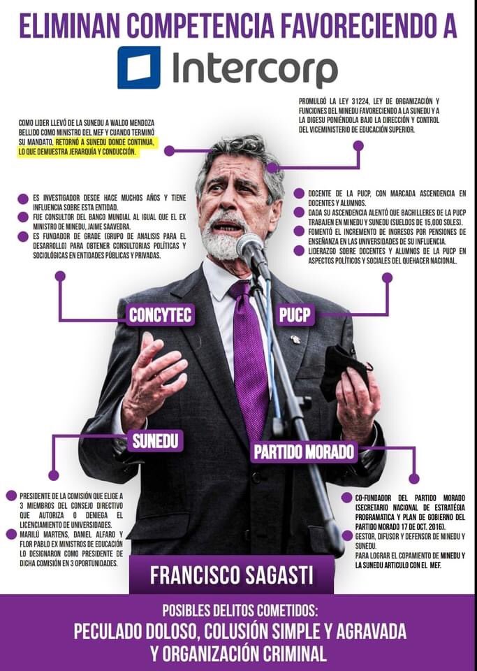 DanielS12576850's tweet photo. @FSagasti Mantenido parásito,idiotizando a incautos,pero gente pensante ya sabe q contigo existe mafia,q se le quito la mamadera
Filo #terrucos mafiosos @partidomorado 
Responde #14Muertos de paro agrario
Y por tu alianza con @Ollanta_HumalaT en plan de saboteo: Agendas de @NadineHeredia https://t.co/TTeYkZib6Z