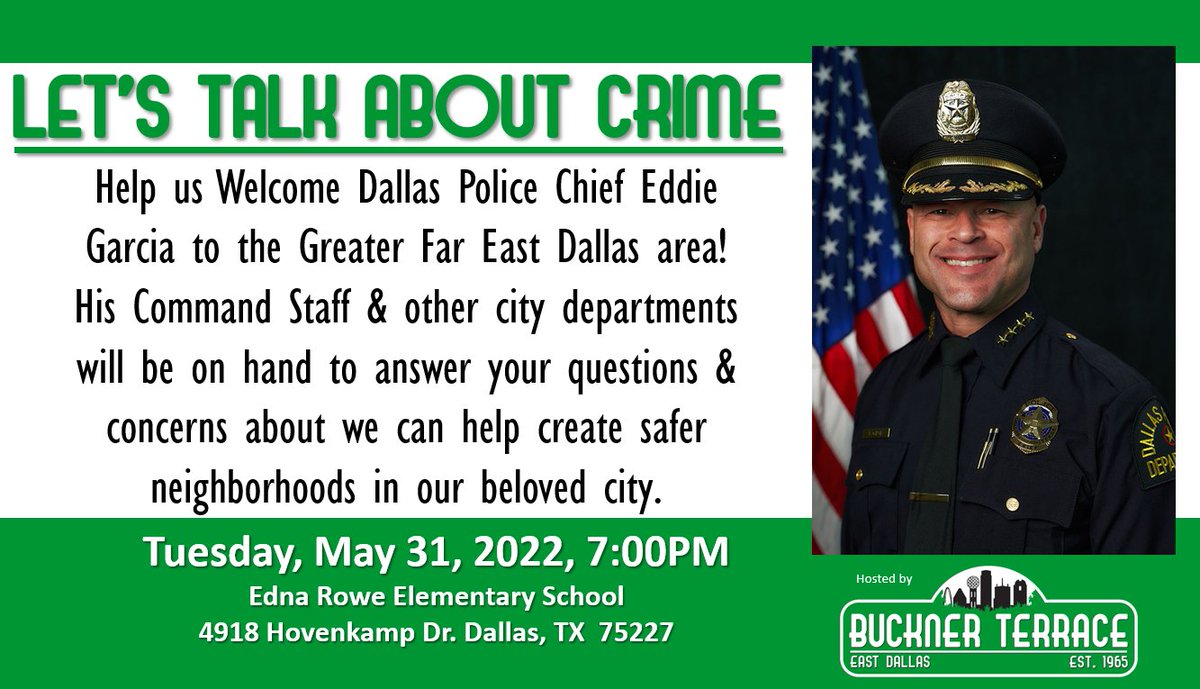 BucknerTerrace's tweet photo. Let's Talk about Crime - A Community Meeting - https://t.co/Ny0rufVT08 https://t.co/LSUi8C8crA