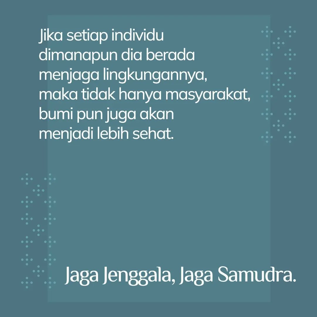 Penerapan nilai-nilai pilar STBM dan SPA bukan hanya berdampak pada diri sendiri, namun juga untuk bumi.

@lpdp_ri
#LPDP #PK186 #JenggalaSamudra #BersamaBangunNegeri #DiriUntukNegeri #AkuPastiMengabdi #SDMUnggulIndonesiaMaju #SatuDekadeLPDPSemakinBerintegritas #KampanyeSosial