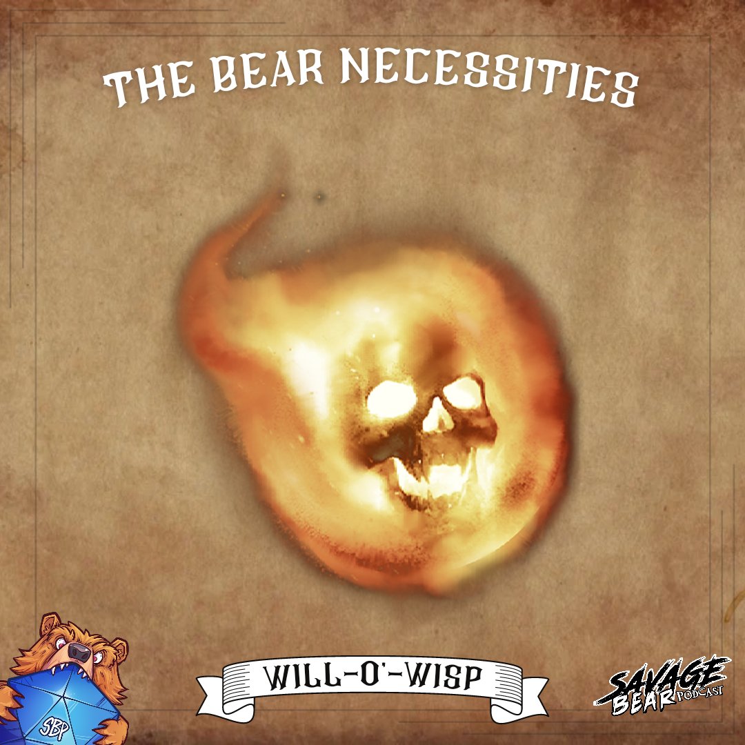 SavageBearPod's tweet photo. The Bear Necessities: Will O' Wisp

This week we take a look at one of the new foes terrorising the circus in our #extinctioncurse play through!

Take a look at the full post here:

https://t.co/o0pxypANr2

#pathfinder #pathfinder2e #paizo #podcast #ttrpg #actualplay https://t.co/eHVLwSomi2