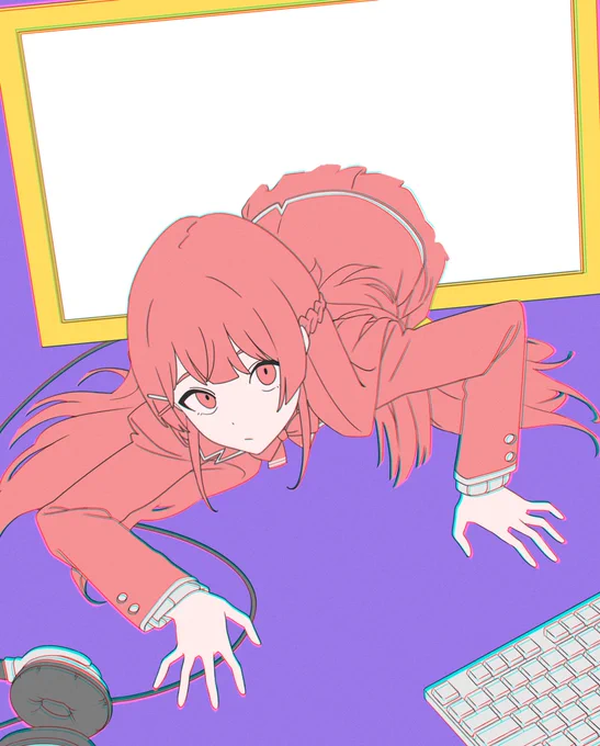 這わせてみたかっただけの絵#みとあーと 