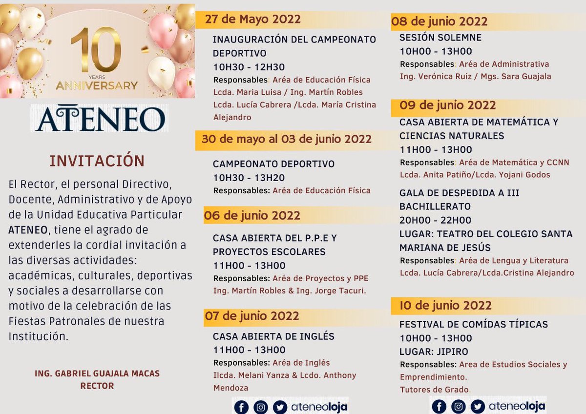 COLEGIO ATENEO tweet media