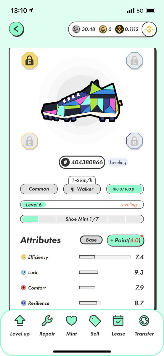 My common walker on BSC chain