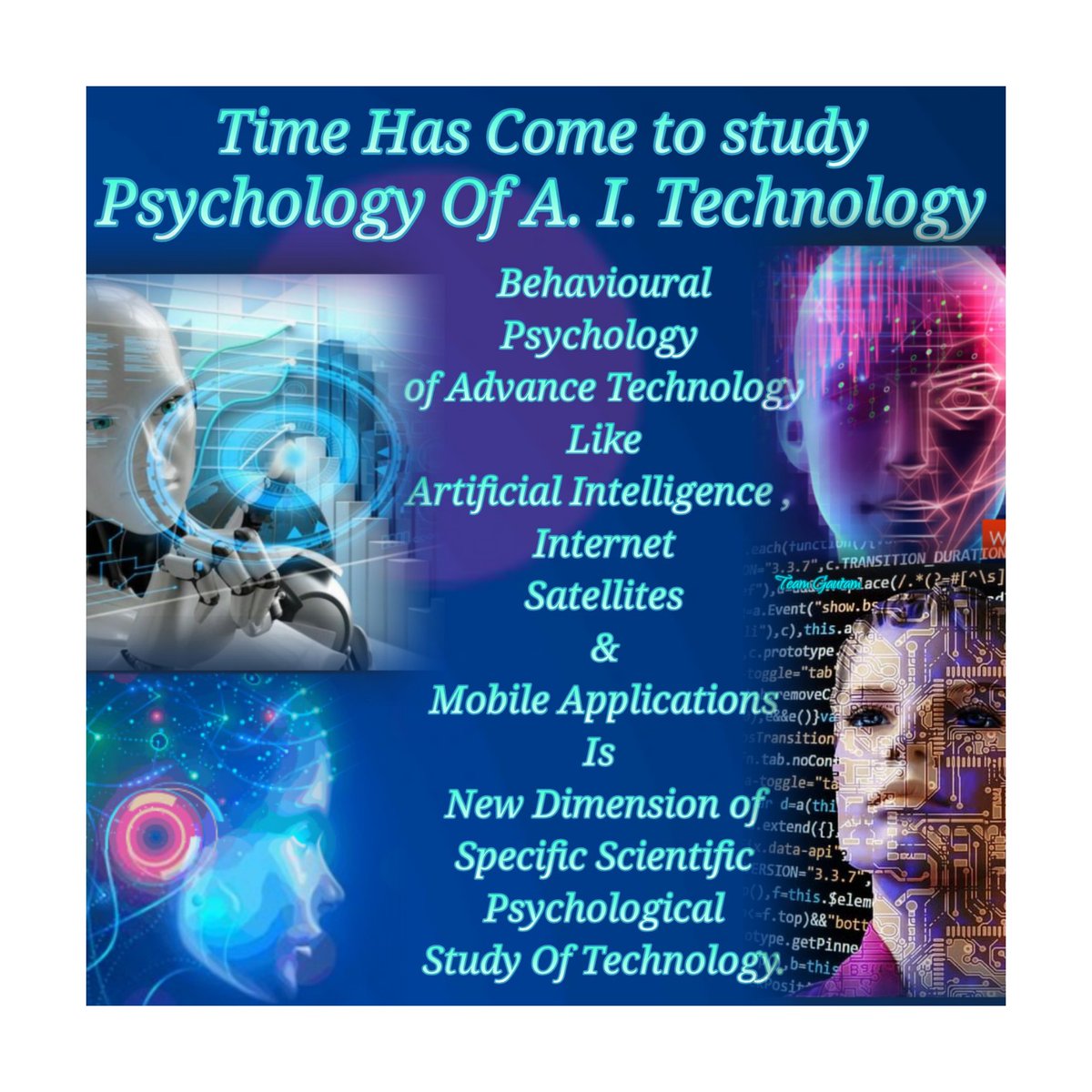 TeamGautam's tweet photo. @Rajeev_GoI 

Time has come to 

Specific Scientific Psychological Study Of
Advance Technologies

Like 
A. I.
SATELLITES
AI SUPPORTED Special
MOBILE APPLICATIONS
AND
DARK WEB TOOLS.

#Please_Act_Now

 https://t.co/SZ1H7NcSZC https://t.co/Lemm3hYjWR