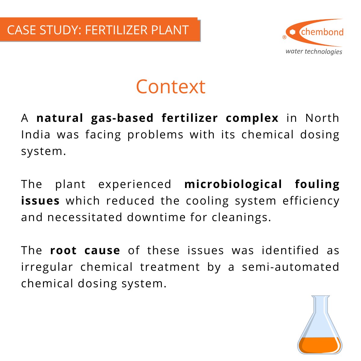 chembondwater's tweet photo. Read our new #casestudy where we helped a renowned natural gas-based fertilizer complex in North India implement Chembond FLUX - a #smartsystem to help monitor &amp; automatically respond to water conditions like pH, conductivity &amp; temperature → https://t.co/oU9qJcis6M.  . https://t.co/lJ5BmWaivR