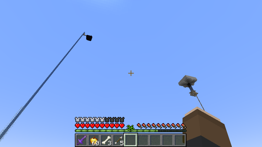 をちゃわん 2つめはレコード集め用 画像右 左は次項参照 湧き層はトラップドアとカーペットでクリーパーしか湧かないようにしてあり 右画像のドアの向こうの小部屋にスケルトンが閉じ込めてある レバーで扉を開いて自分との射線にクリーパーを挟む