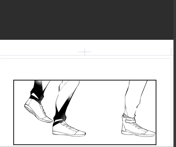 足とか影とか靴とか描くの好きなので足元って無限に時間かけれちゃう。 