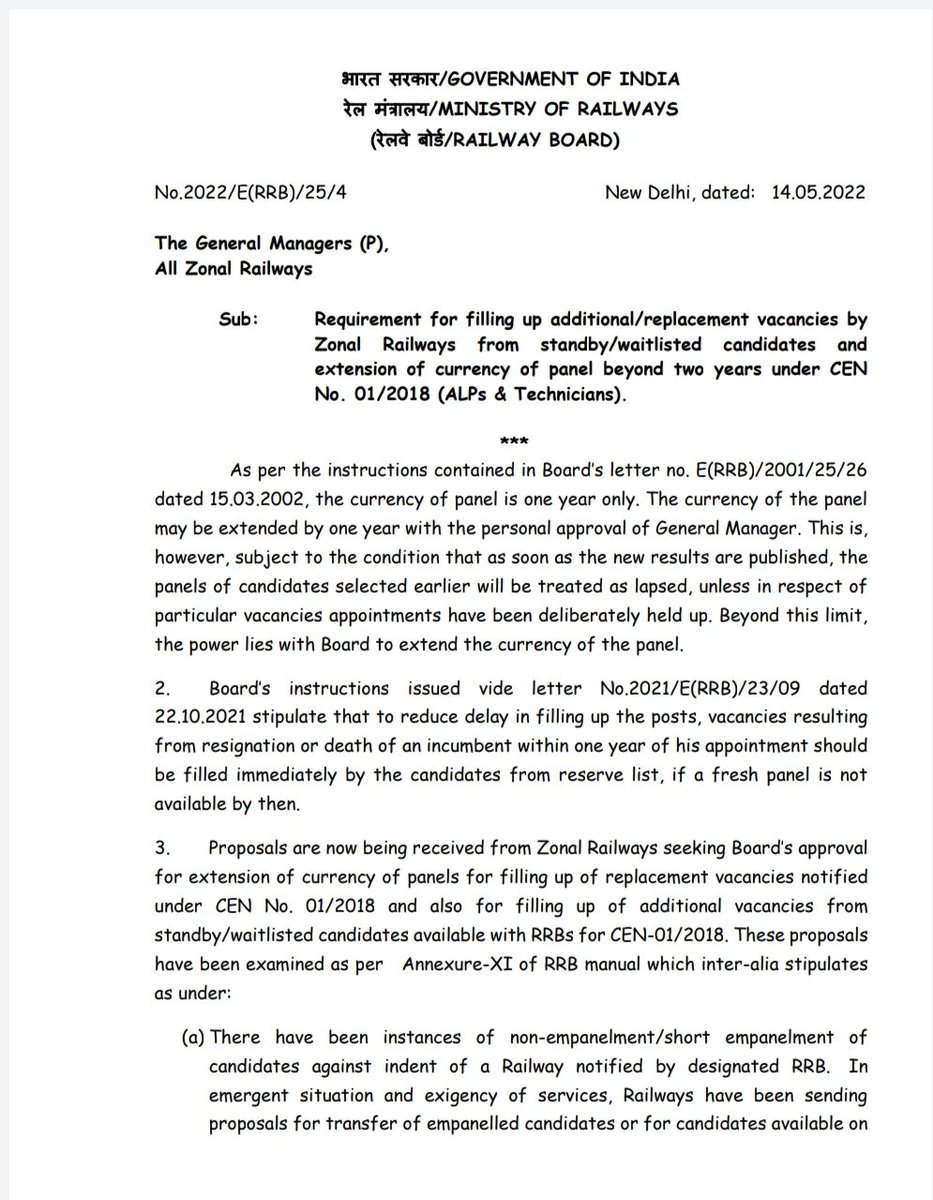 8809525161's tweet photo. #RailwaY_WaitinG_CleaR_KarO
CEN 01/2018 ALP &amp; TECHNICIAN
CBT-1 Completed
CBT-2 Completed
Document Verification Completed
Medical Fit Candidates ko Joining Do
@AshwiniVaishnaw
@PMOIndia 
@gmscrailway 
@drmsecunderabad 
@drmhyb @drmvijayawada 
@SCRailwayIndia 
@SushilModi https://t.co/PKyN0Tg1KT