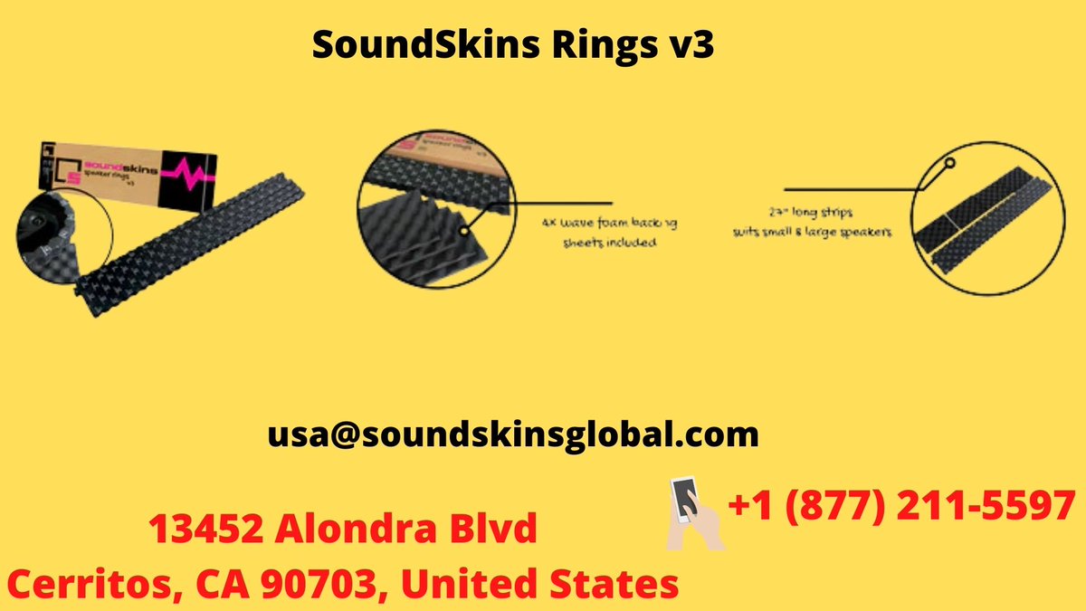 Jessica98612967's tweet photo. SoundSkins Foam Car Speaker Rings are designed to make car speaker installs perform to their full potential with loss-less sound.

https://t.co/xAWMlMw1yM https://t.co/KOkL69fpya