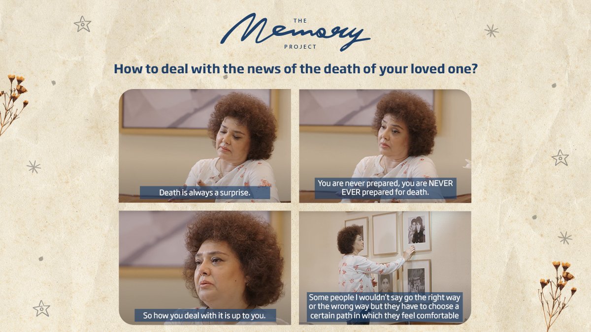 HDFCLIFE's tweet image. No one is prepared for this heartbreaking news. All you can do is to keep their memories safely in your heart for years to come.
Here’s Padmini with her story, what’s yours?
Visit the link to tell us about your story&amp;gt; cutt.ly/tHpUx75
#TheMemoryProject #TMP #SarUthaKeJiyo