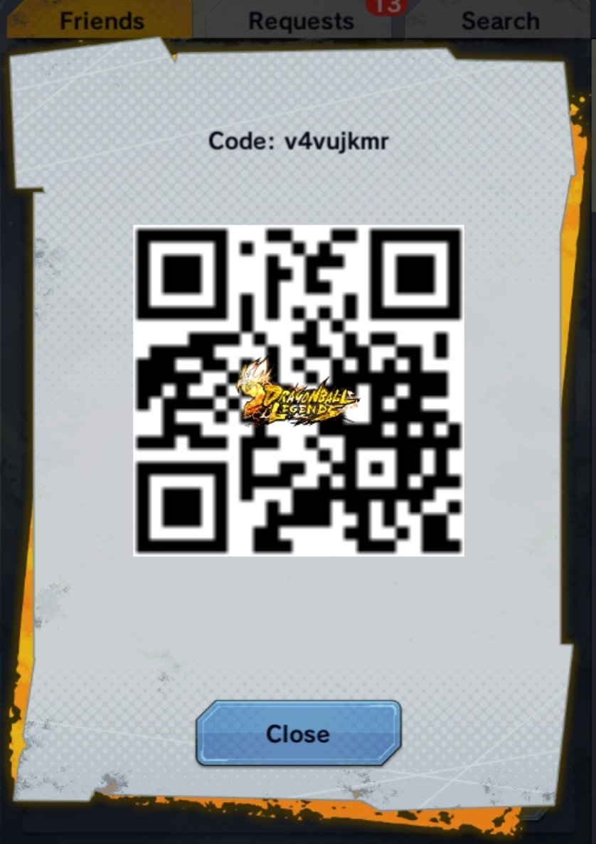 SeaSide1998's tweet photo. Looking for people to exchange qr code, add and pm me 

#DBL4thAnniversary 
#DragonBallLegends 
#DB_Legends https://t.co/HrgWCz08gv