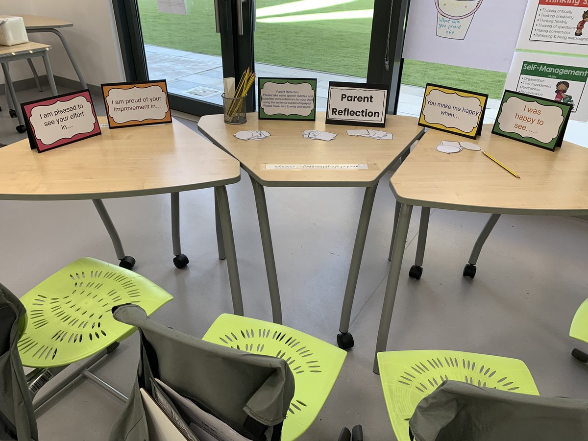 Raha_PYP_KCC's tweet photo. Learner-Led Conferences are off to a great start! Watching our confident, capable students share their learning and lead their parents through our school! #RahaPrimary #RahaPYP https://t.co/dHmTZR5yeg