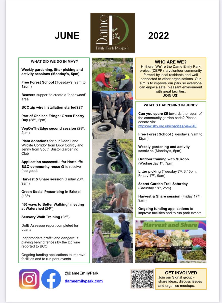 Our latest newsletter! Lots going on #BS3 #BiteBackBetter #GrowingFoodJustice #mentalhealth