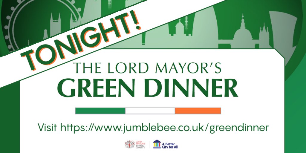 LMAppeal's tweet photo. The Lord Mayor's Green Dinner is tonight! We can't wait to welcome all our wonderful guests for an night of wining, dining &amp; bidding! Have you seen our auction site? Visit https://t.co/TBOearmKxA to see the fab prizes and place a bid. The site is open to all, not just guests! https://t.co/6tMQqPzLmj