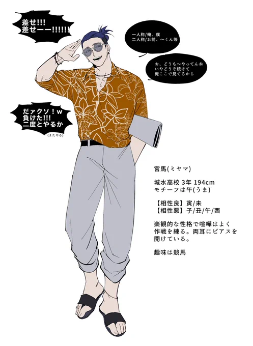 #十二支ヤンキー
もう一人できた 