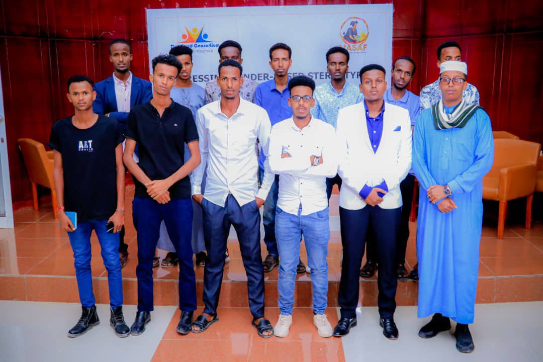 Masaf_org's tweet photo. The Event was held in Gabiley and spearheaded by a group of rising young poets and artists under the auspice of MASAF whom expressed the grave need for establishing environment free of gender-based stereotypes. 2/2. #MASAFPlatform #MASAF #Youth #Gender https://t.co/mtryl2URob