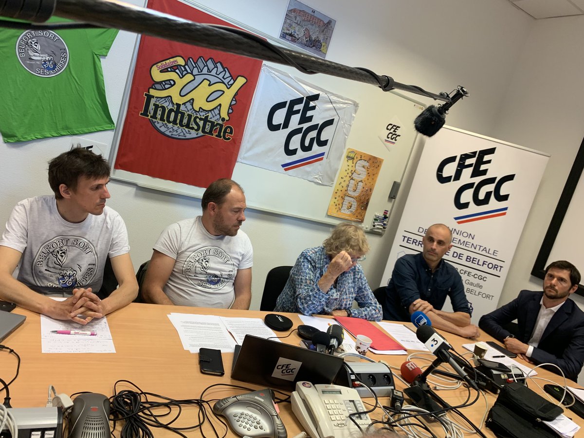 Conférence de presse de Sud Industrie et <a href="/CFECGC/">CFE-CGC</a> avec ⁦<a href="/EvaJoly/">Eva Joly</a>⁩ sur la saisie du Parquet national financier pour blanchissement de fraude fiscale, faux et usage de faux et recel. Une procédure pénale contre l’entreprise <a href="/generalelectric/">General Electric</a> et ses dirigeants