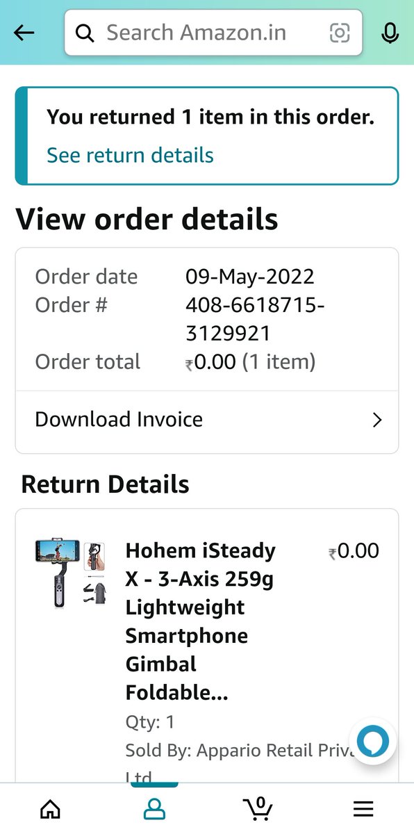 Ash_kingzz's tweet photo. @amazonIN from last 20 days I am complaining for pickup of your defective piece but nobody is pickuping the order and nor did I am getting my refund.  Amazon is worst when it comes to give refund and good in debiting customers money and giving faulty products. https://t.co/NAhF3wyqkq