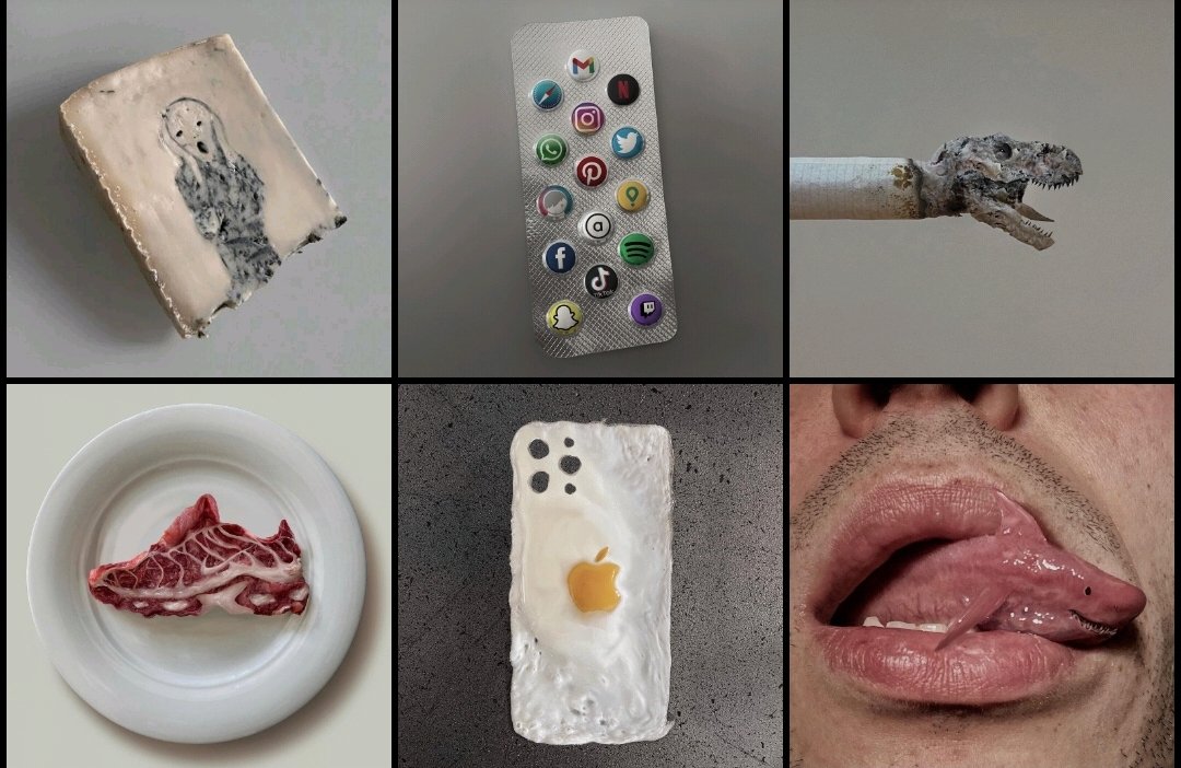 Alessandro Malossi, my favorite surreal contemporary (and funny) artist, is on Twitter now - follow him: <a href="/Alemalossi17/">Alessandromalossi17</a>

#surrealart #italianart #nftart