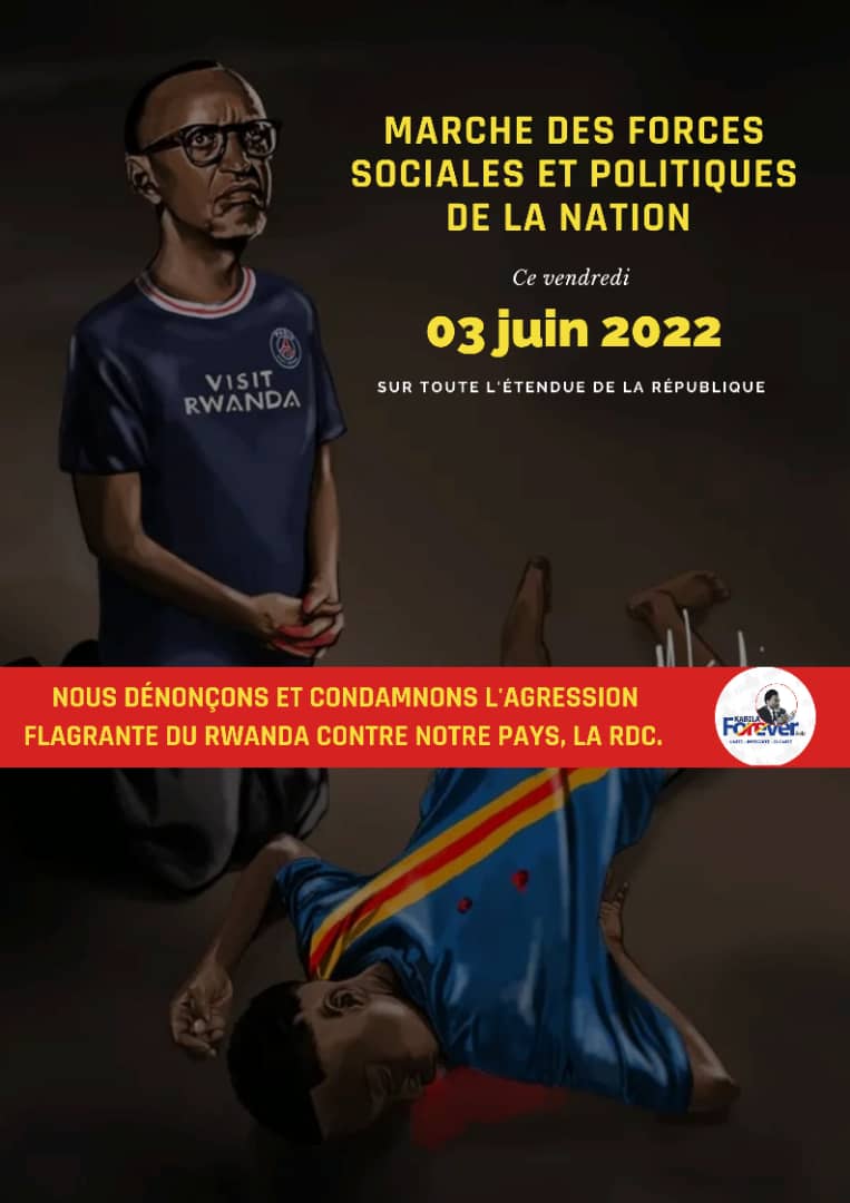 makoba_y's tweet photo. Nous #DÉNONÇONS* et #CONDAMNONS l'agression flagrante du #Rwanda contre notre pays, la #RDC. https://t.co/1Vr0HC6Pd2