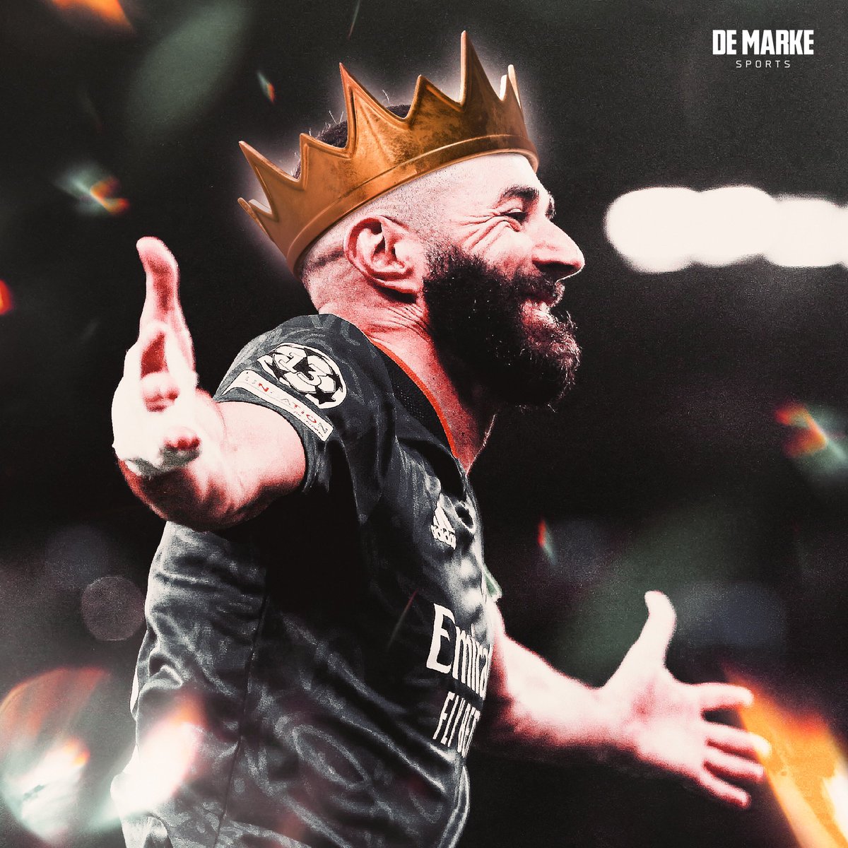 Kral Karim Benzema, Şampiyonlar Ligi’nde yılın oyuncusu seçildi.