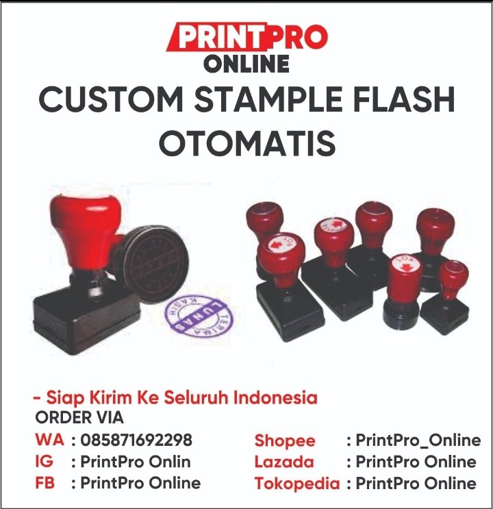PrintproOnline's tweet image. Stemple Flash Otomatis.

Bisa satuan
Desain atau foto sesuai pesanan
.
_________

Yuk order langsung disini
Hub Wa : 085871692298

#printpro #percetakanonline  #percetakancianjur #digitalprintingcianjur #mug #mugcustom #spanduk #baligho #ybenner #rolbenner #stiker #stempel