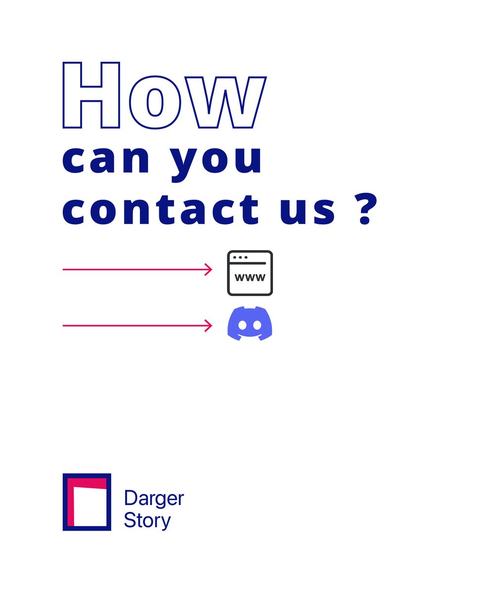DargerStory's tweet photo. If you are an #artist  and want to be a part of #dargerstory community
 you can easily contact us ⬇️

➡️you can contact us through our web
        https://t.co/6kYD2EO9bG
➡️Join our new #Discord  channel
        https://t.co/wlTCv8F2Gb

#NFTs #virtualgallery #NFT #digitalart https://t.co/GHZoNPSIds
