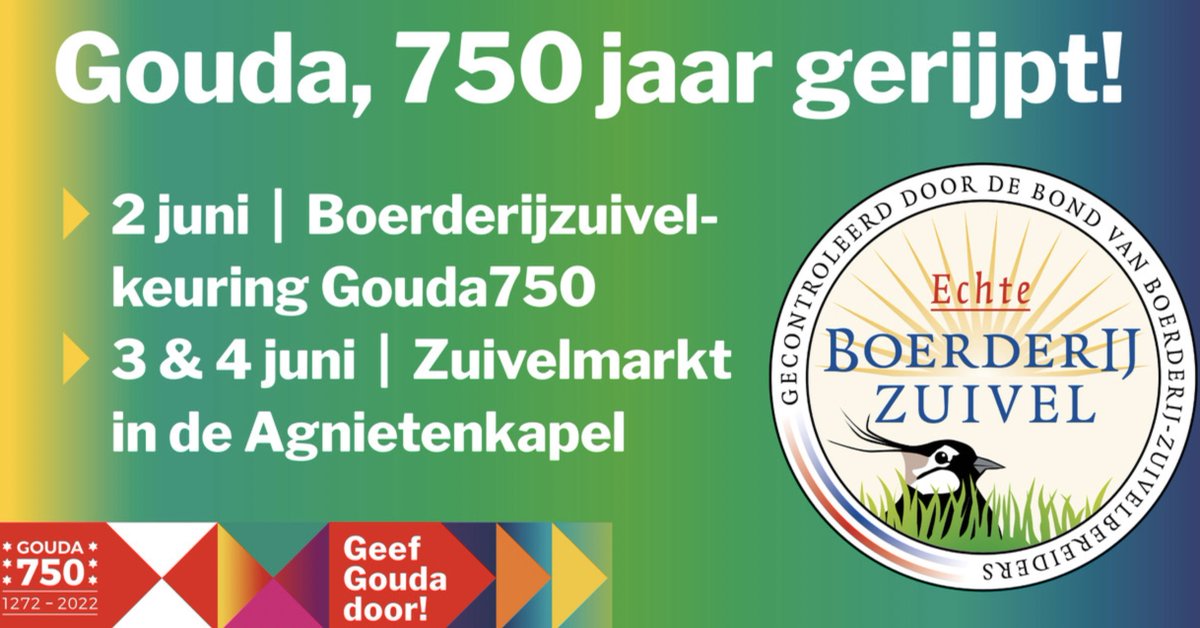 Graskaas! Donderdag kun je deze lekkernij keuren en kopen tijdens de Nederlandse GraskaasKeuring in Gouda in de Agnietenkapel. Initiatief Bond Boerderij-Zuivelbereiders en de gemeente Gouda in het kader van Gouda750 jaar. 
<a href="/boerderijzuivel/">EchteBoerderijzuivel</a> 
@gouda750jaar 
<a href="/GemeenteGouda/">Gemeente Gouda</a>