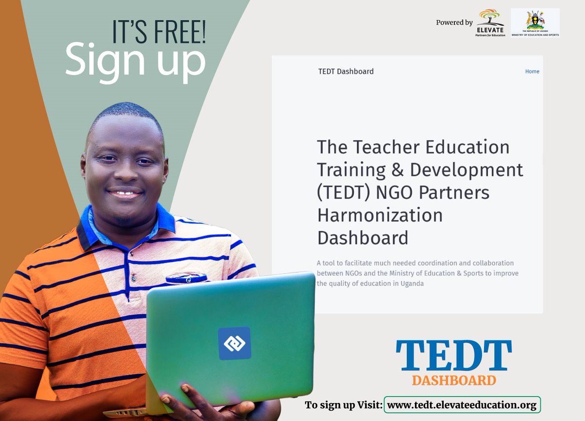 ElevateEdUG's tweet image. Access all education aiding NGOs and their activities in one place. Sign up your team/agency today on TEDT DASHBOARD; let's increase the impact of each dollar spent on improving the quality of education in rural areas. Tap link:tedt.elevateeducation.org #ElevateEducation