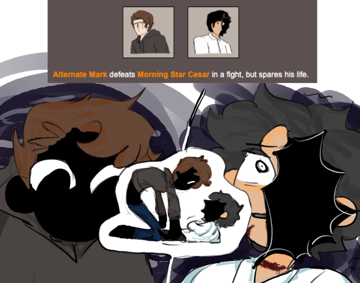 d_kamushek on X: TMCUNIVERSALCLASH heck ye alt!Mark au: @UVPartyBomb  morningstar!Cesar au: @tdmybeloved t.co8pxqbOVNXv  X