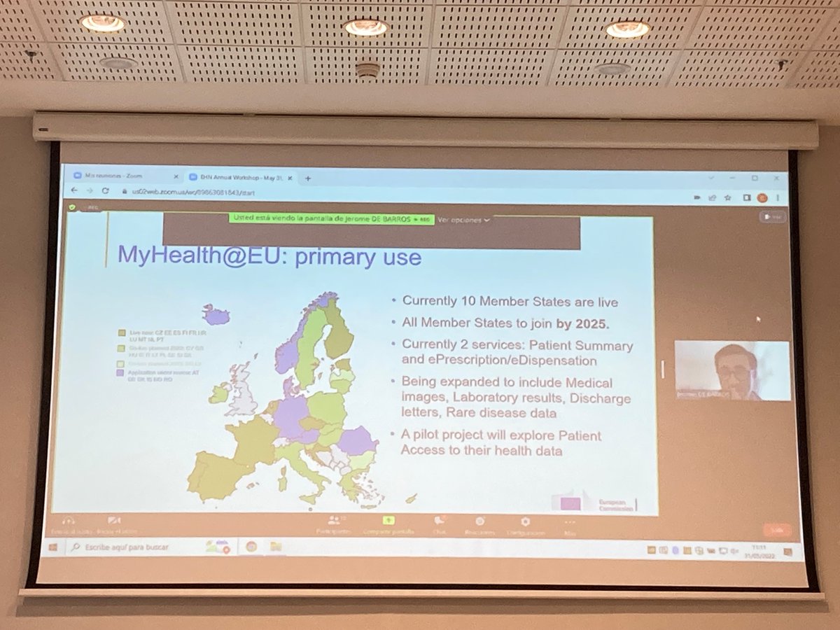 Harnessing the benefits of cross-boarder #healthdata sharing means investing in people, patients & innovation in #cardiovascular health & care🩺 Thank you to @jdebarros28 & Lauren Saunier from @EU_Health for joining us at #ehn2022 to discuss the #EHDS📊🇪🇺 #HealthUnion