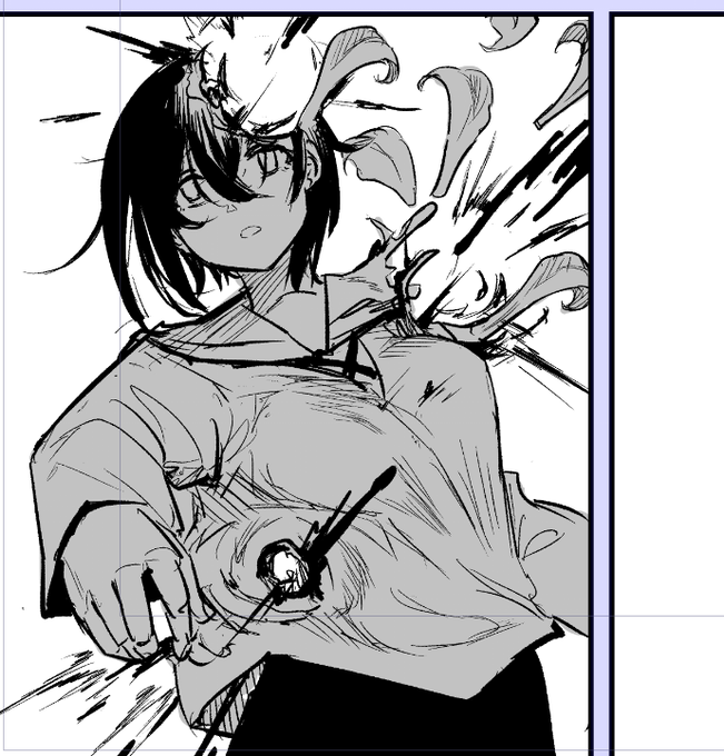 こういうコマばっかり描きたいよ～ん 