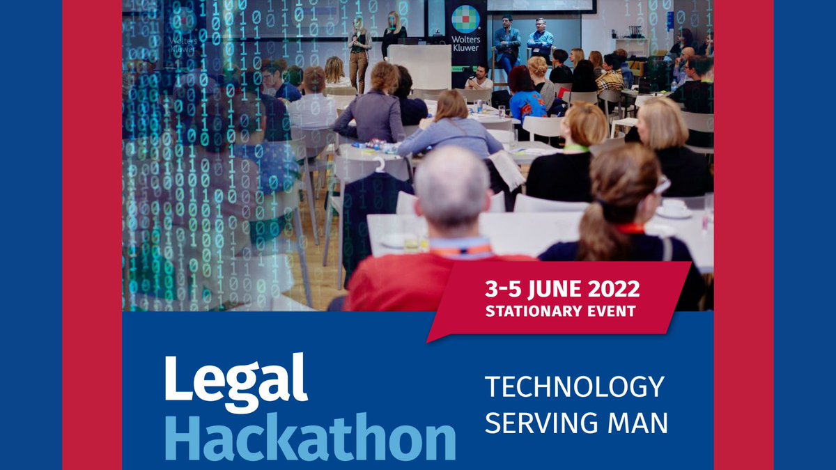 Connecting law to technology 🚀

Soon, interdisciplinary teams around the world will be working to create innovative LegalTech solutions.

Register for free here 👉 bit.ly/LegalHackathon…

#legalhackathon2022 #wolterskluwer