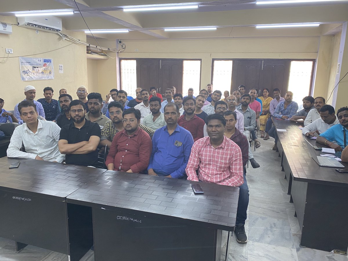 nirmaluid's tweet photo. CSC Provides Aadhaar training to all CSC Bank BC UCL vle's which are held in district- Patna (Bihar) Date- 31.05.2022
@biharcsc
@dintya15
@ceo_csc
@avnishtyagi
@santoshkrtiwari
@UIDAIRanchi https://t.co/PtoEWanhBr