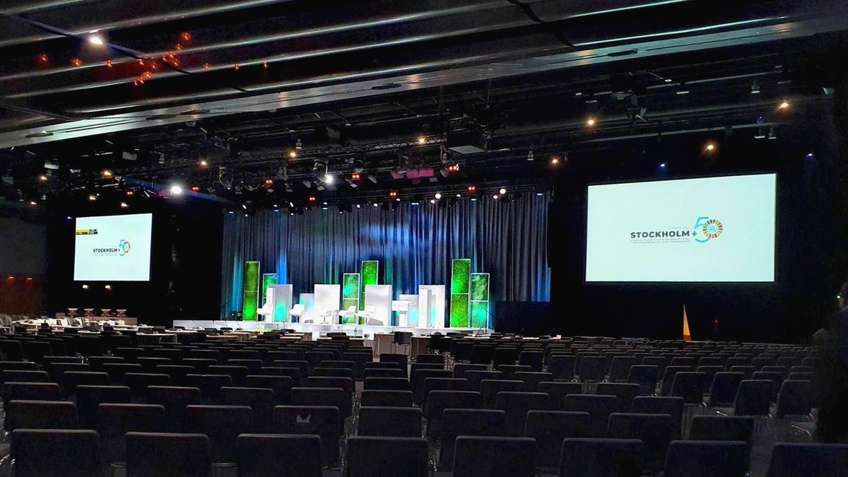 👀Sneak peek of the place,which is to be filled with over 80 ministers from all over the world!🌍 Keep a close eye on us while we take you through the HLS of the BRS COPs with the theme “Global Agreements for a Healthy Planet: Sound management of chemicals and waste” tomorrow!😎