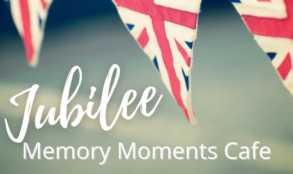 On Sat we’re holding a #Jubilee  special #MemoryMomentsCafe for anyone with #memory issues &amp; their loved ones #carers. A sing-along, street party atmosphere, tea cake company &amp; fun
#haywardsheath #lindfield #cuckfield #JubileeCelebration <a href="/HaywardsHthDFC/">Dementia Friendly Haywards Heath</a> <a href="/CarersWSussex/">Carers Support</a> <a href="/ageukwsbh/">Age UK West Sussex, Brighton & Hove</a>