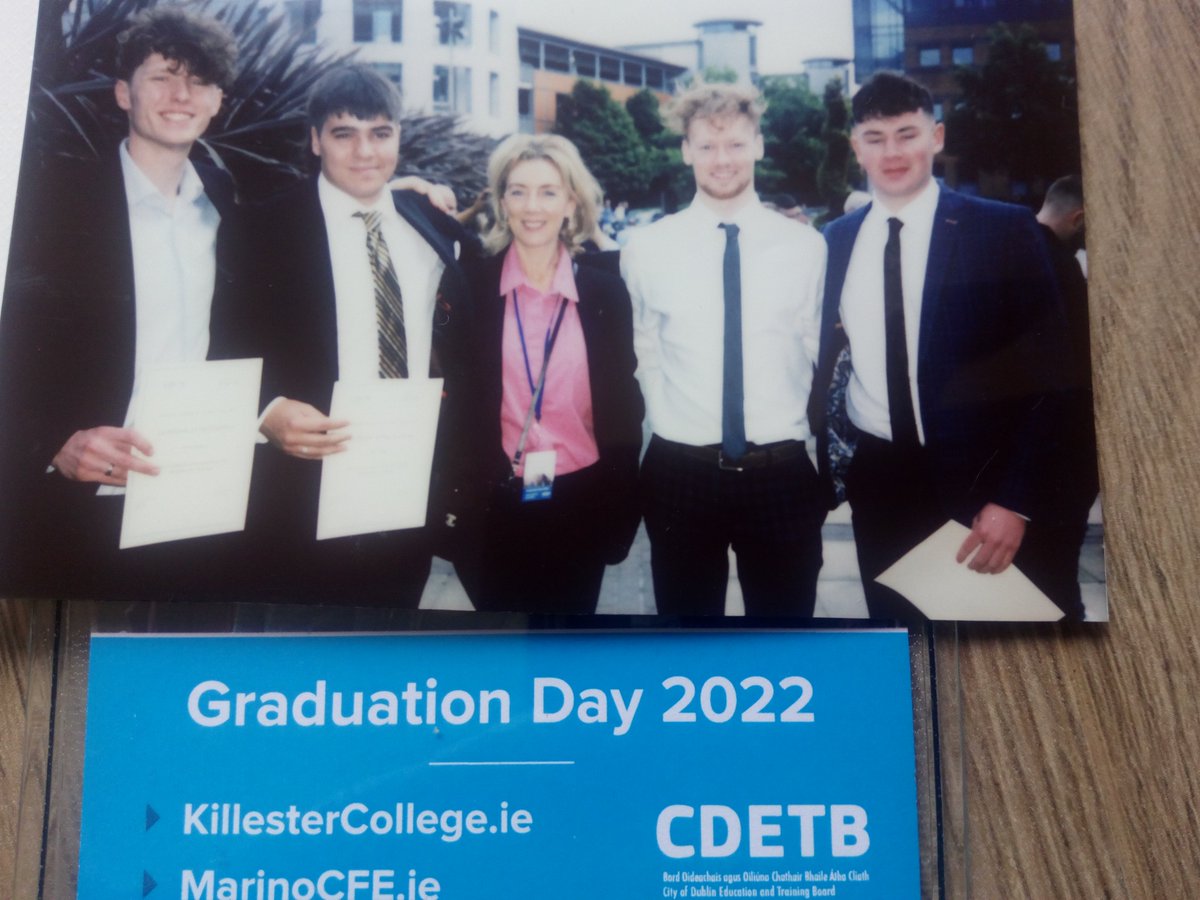 KillesterCFE's tweet photo. A big congratulation to the Pre-University Environmental and Biodiversity Class of 2021-2022 on your Graduation Day.
Wishing you all a bright future! @CityofDublinETB @roryos23 @ThisisFet https://t.co/wuu8bkL9uM