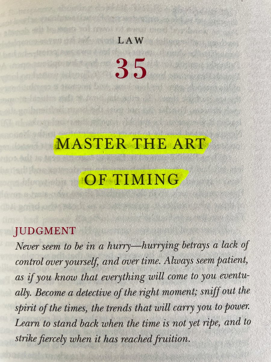 librarymindset's tweet photo. 5) Master the art of timing https://t.co/wDHxGkrYuj