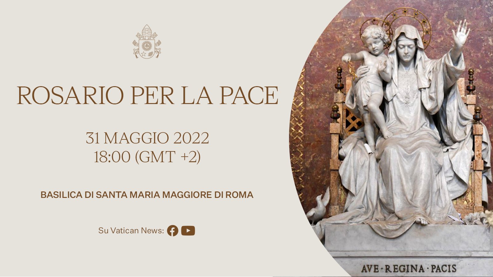 Rosario Meditato Da Papa Francesco Papa Francesco on Twitter: "Oggi alle ore 18, nella Basilica di Santa