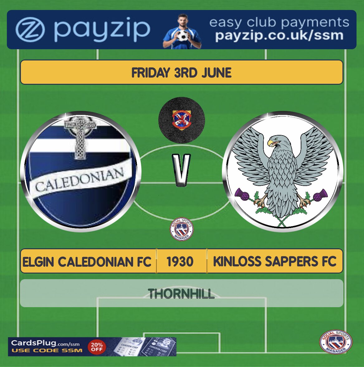 Kinloss_Sappers's tweet photo. Sappers travel to Elgin Caledonian FC in the first of the west vs east fixtures ⚽️
🏆 GW 06
🗓 03 June 22
⏰ 1930
📍 Thornhill
#kinloss #sappers #kinlosssappers #sapperfootball #royalengineers #ForcesMutual #prontoimages #gmsportanalysis #karlskitbag #playerdata https://t.co/hO3Xe0EMja